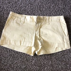 yellow shorts